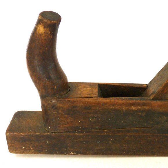 Antique woodworkers horn plane primitive hand work - Picture 1 of 12